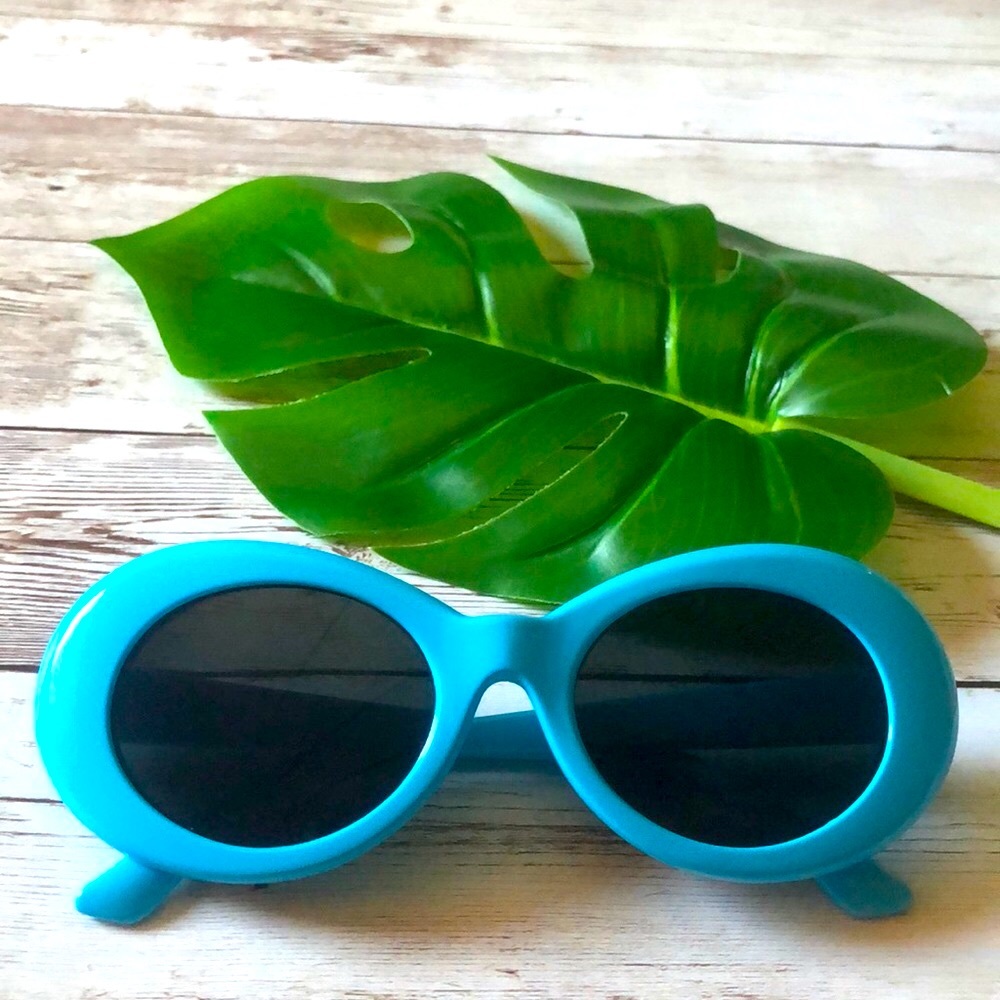 Clout Goggles Retro Sunglasses - Blue